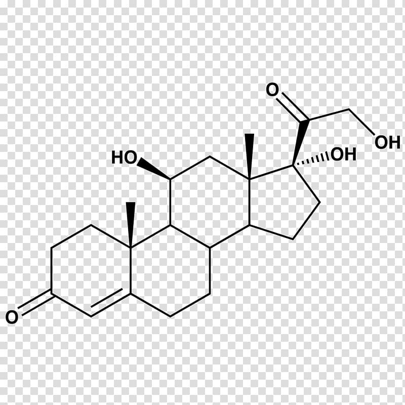 Cortisol Cortisone Chemical structure Chemical compound Impurity, cortisol transparent background PNG clipart