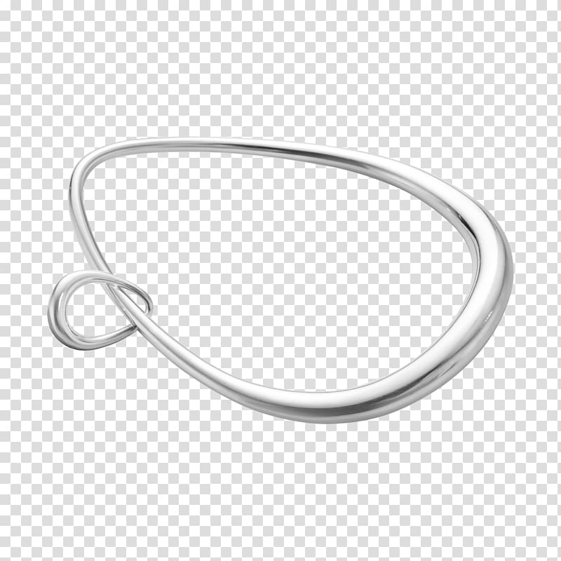 Bangle Silver Arm ring Jewellery Bracelet, silver transparent background PNG clipart