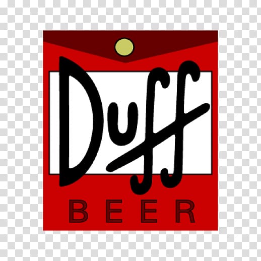 Homer Simpson Duff Beer Logo, beer transparent background PNG clipart