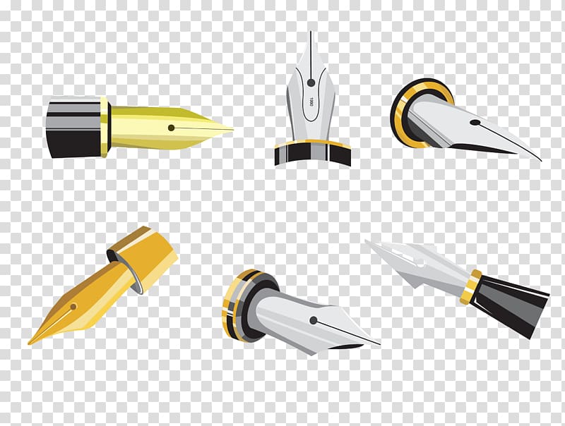 Nib Fountain pen Dip pen, Pen nib transparent background PNG clipart