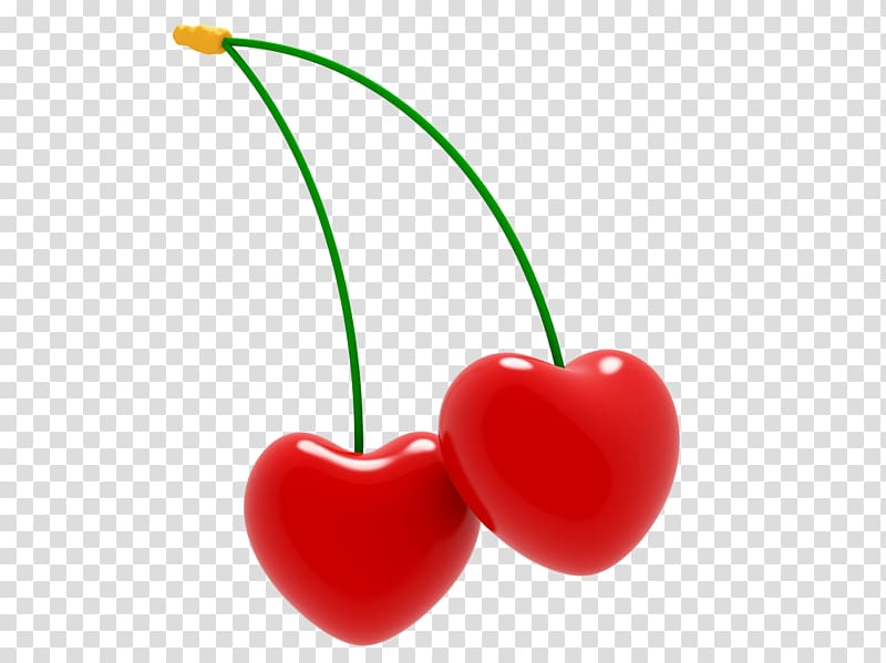 Cherry Heart Gratis, Cherry Love transparent background PNG clipart