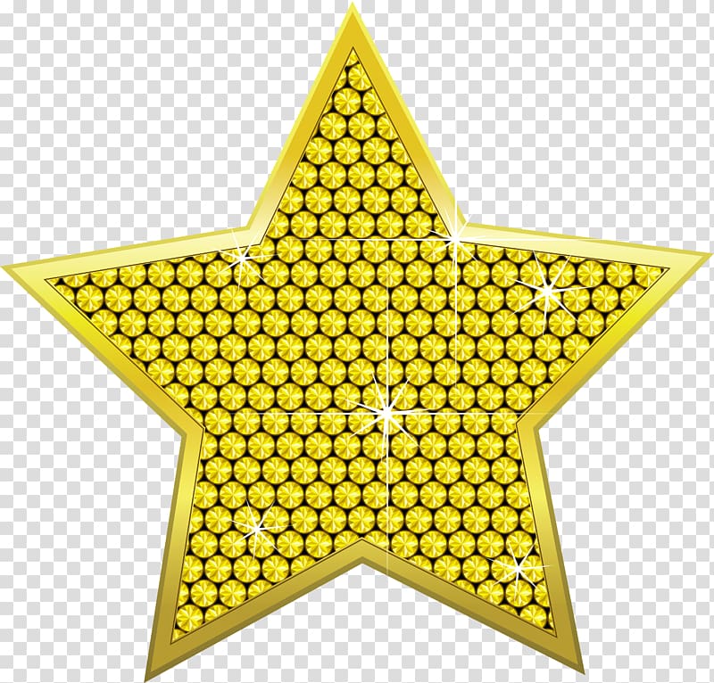 Star polygon Gold , star transparent background PNG clipart