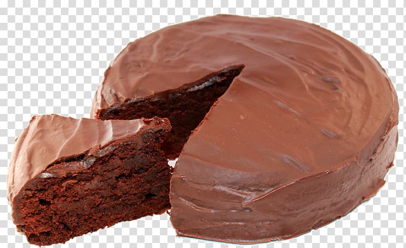 Chocolate cake Fudge Sachertorte Chocolate pudding Chocolate brownie, chocolate cake transparent background PNG clipart