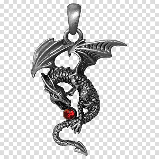 Charms & Pendants Necklace Aithusa Jewellery Charm bracelet, Dragon necklace transparent background PNG clipart