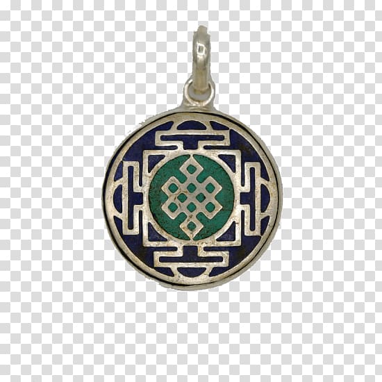 Locket Blue Christmas ornament Endless knot Charms & Pendants, christmas transparent background PNG clipart