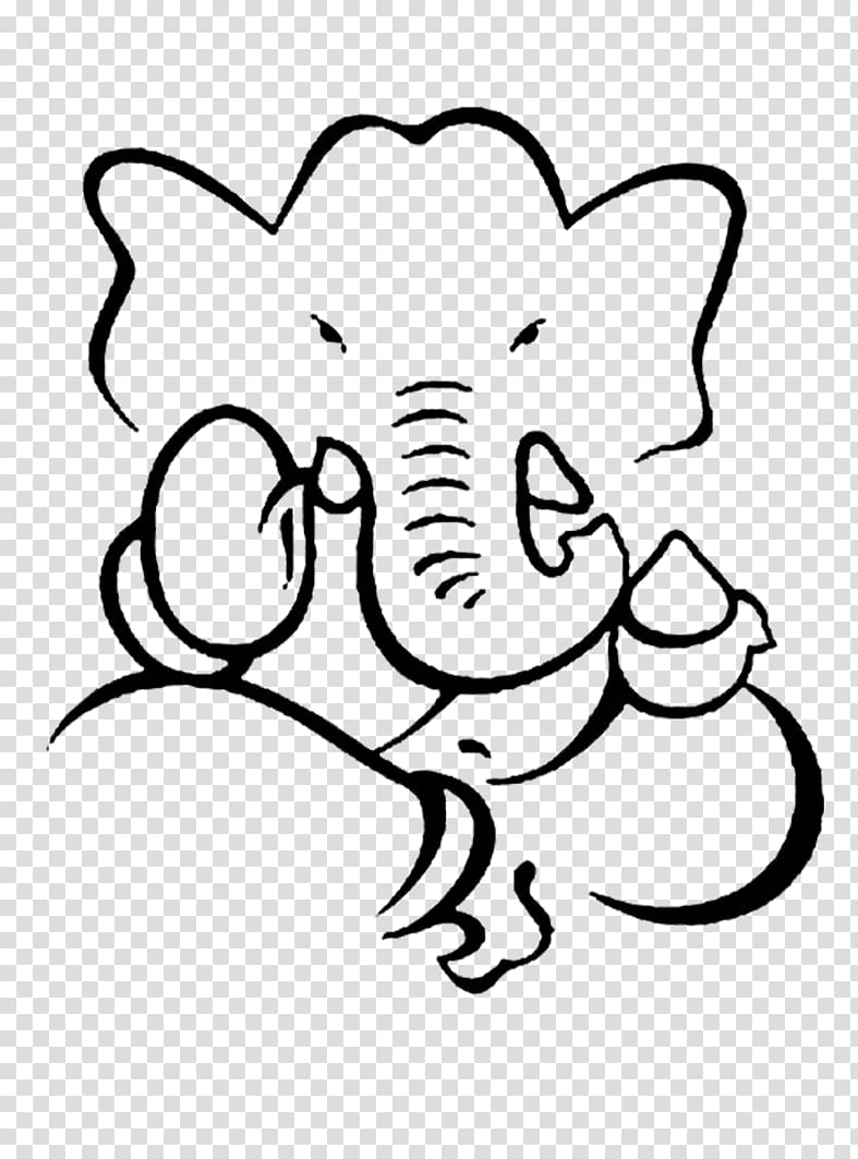 Elephant , Ganesha Drawing Art Painting Sketch, ganesha transparent  background PNG clipart | HiClipart