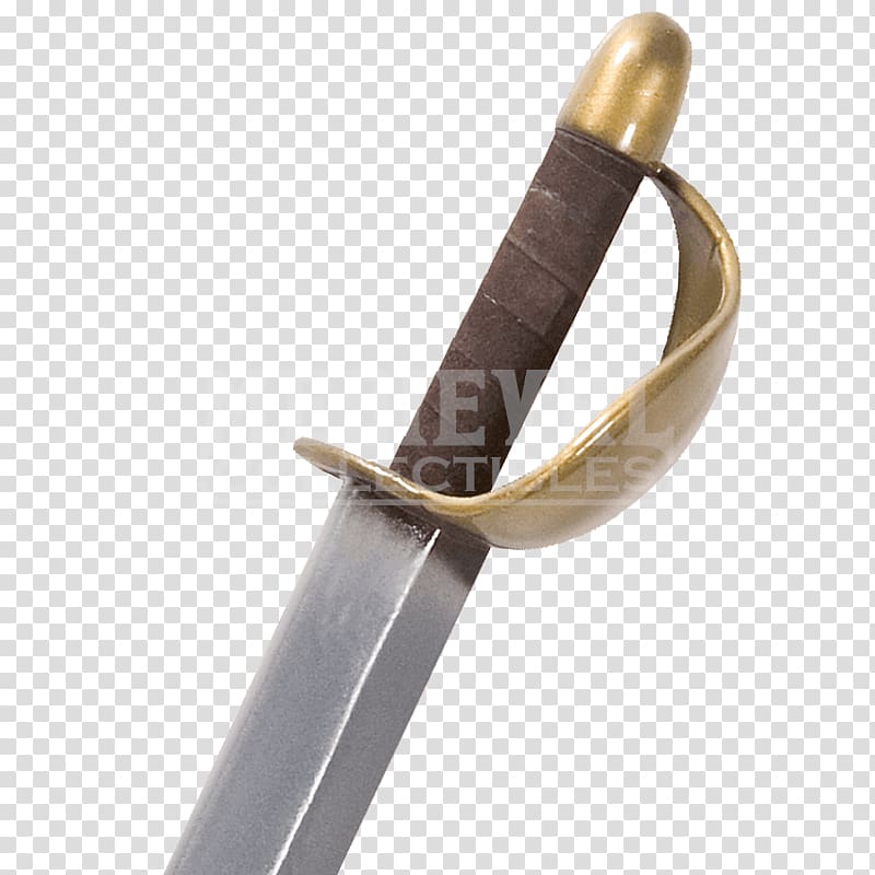 Sabre Cutlass Basket-hilted sword, Sword transparent background PNG clipart