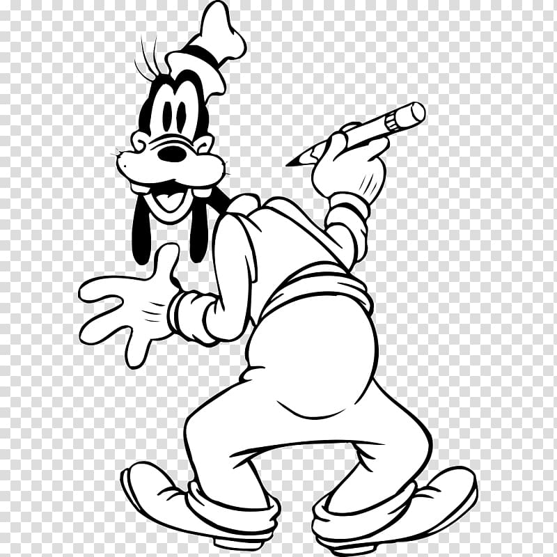 Goofy Mickey Mouse Coloring book Drawing Animated cartoon, mickey mouse transparent background PNG clipart