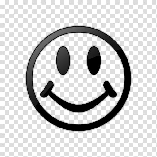 smiley illustration, Smiley Face Black and White transparent background PNG clipart