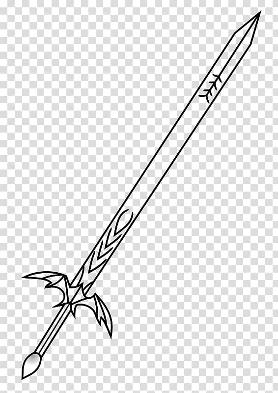 dragon sword drawing