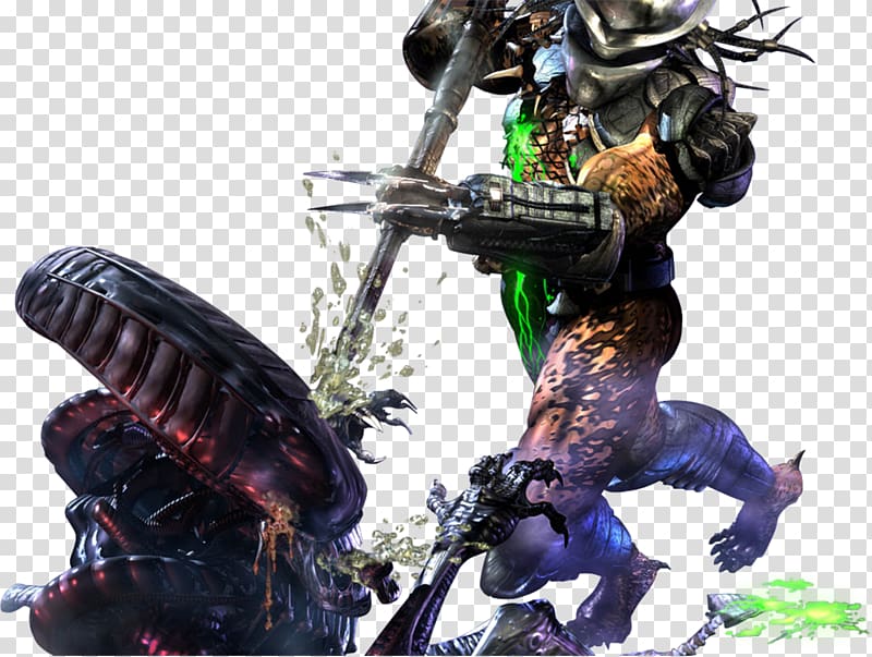 Aliens Versus Predator: Extinction PlayStation 2, Predator transparent background PNG clipart