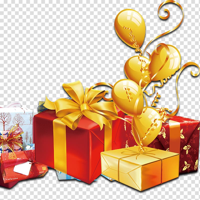 Gift Box Balloon , Gift transparent background PNG clipart