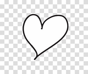 Free Download Brand Black And White Heart Hand Drawn
