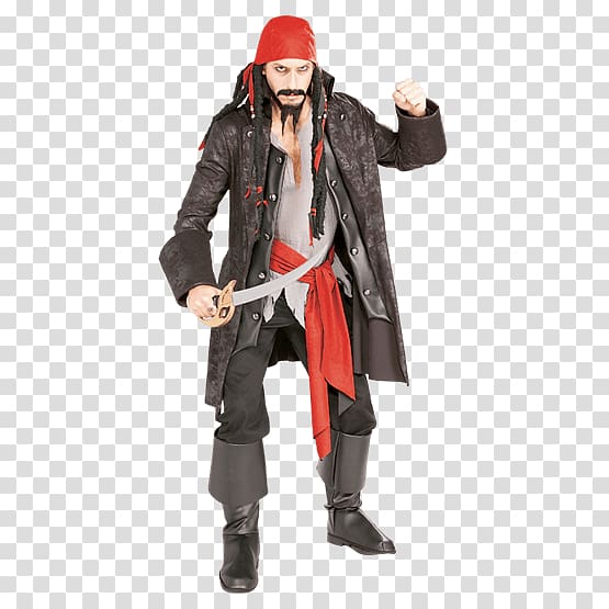 Jack Sparrow Costume party Piracy Halloween costume, Hat transparent background PNG clipart