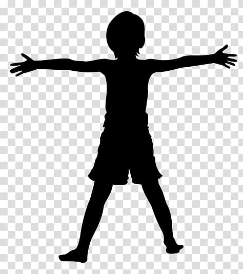 Child art Silhouette , child transparent background PNG clipart