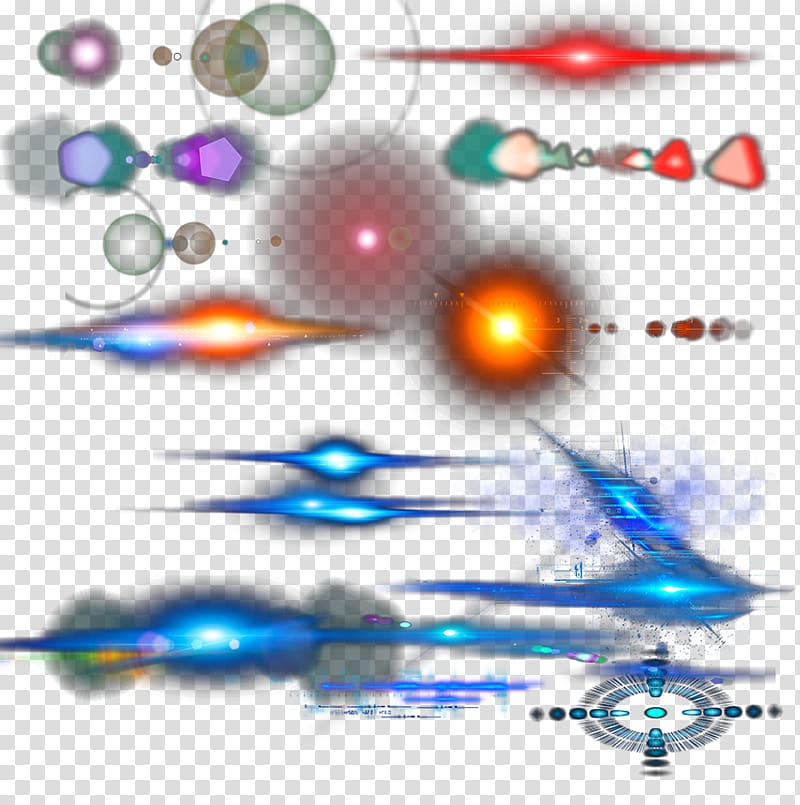 assorted color illustration, Light Halo effect, Halo effect transparent background PNG clipart