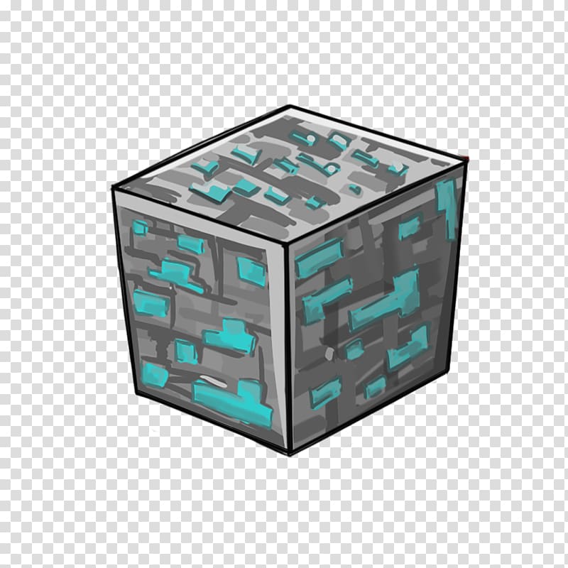 Minecraft: Pocket Edition Minecraft: Story Mode Block of Diamond, Block transparent background PNG clipart