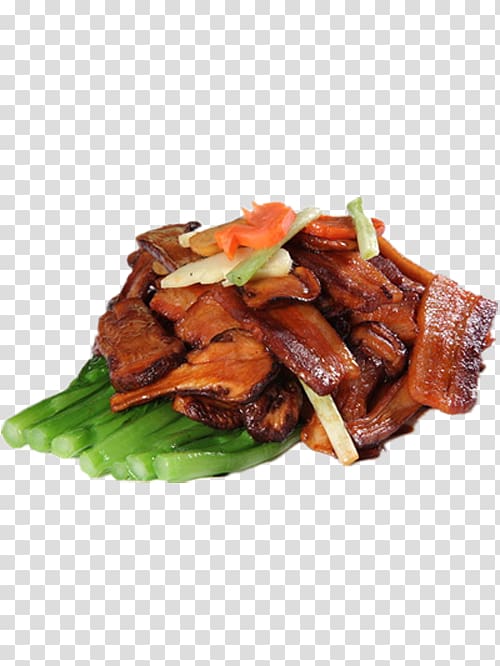 American Chinese cuisine Short ribs Cuisine of the United States Teriyaki, Matsutake fried bacon transparent background PNG clipart