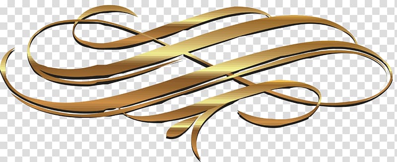 gold symbol , Euclidean Gold, Gold ribbon pattern transparent background PNG clipart