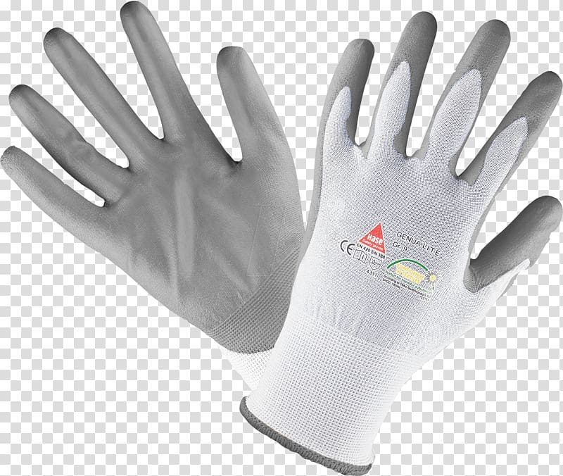 Cycling glove Hand model Finger Schutzhandschuh, Work gloves transparent background PNG clipart