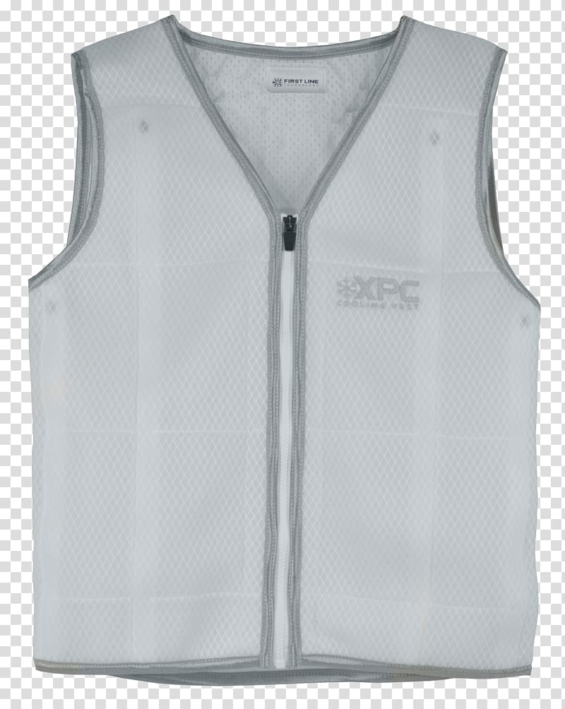 Gilets Cooling vest First Line Technology White Sleeve, others transparent background PNG clipart