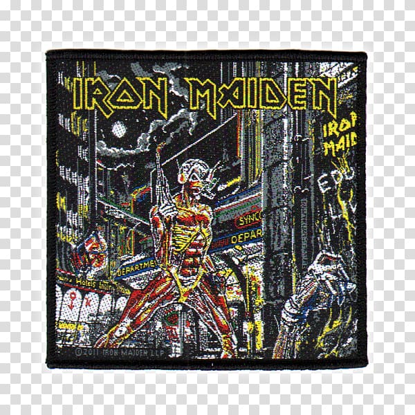 Somewhere in Time Iron Maiden Somewhere Back in Time Cover art Album, Somewhere Back In Time transparent background PNG clipart