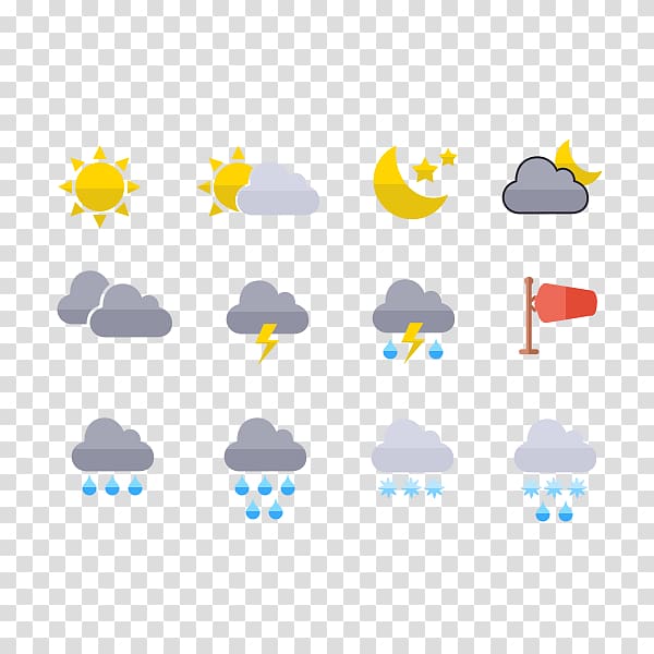 Icon design Weather Icon, Mini weather icon design transparent background PNG clipart