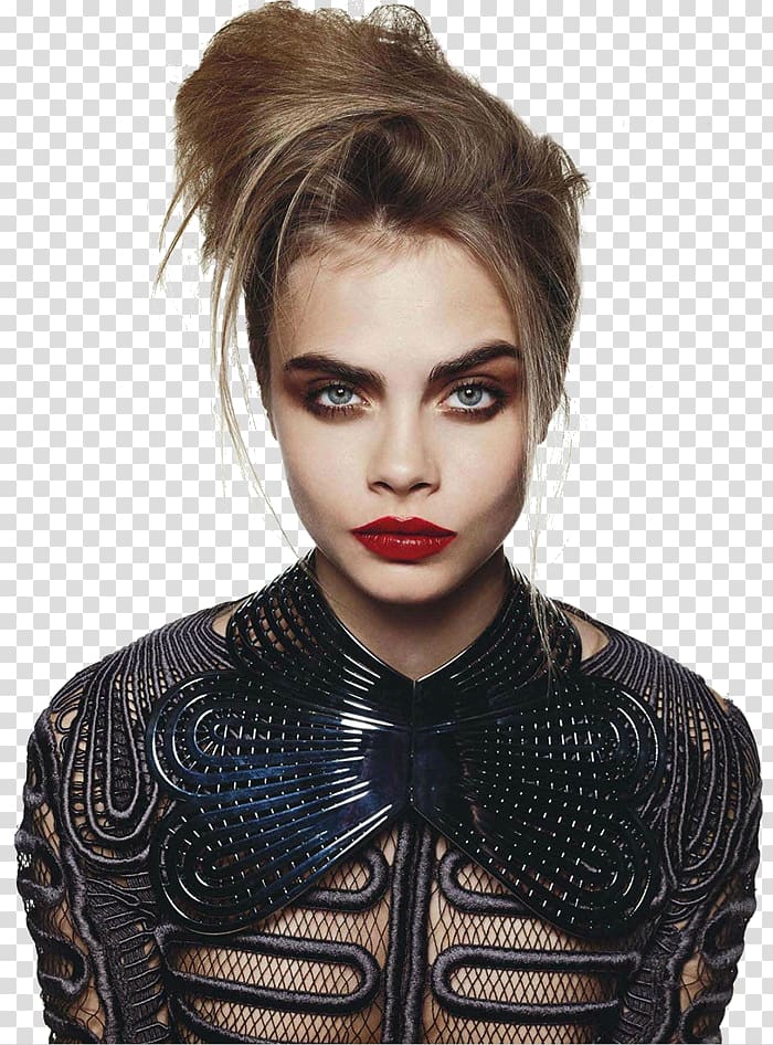 Cara Delevingne Chanel Fashion Model Burberry, chanel lipstick transparent background PNG clipart