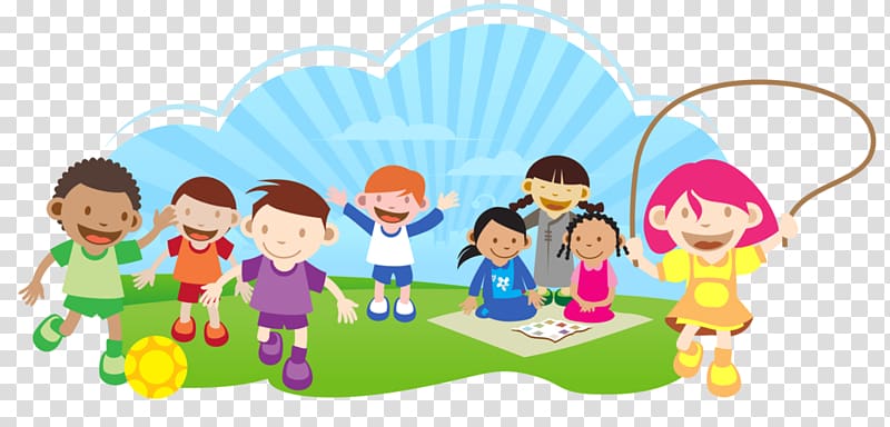 Pre-school playgroup Day care, School Kids Playing , children playing illustration transparent background PNG clipart
