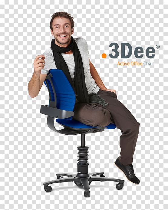 Office & Desk Chairs Sitting Human factors and ergonomics, sitting man transparent background PNG clipart
