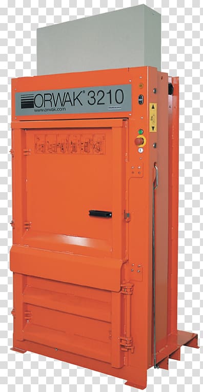 Product design Machine Orange S.A., cardboard baler safety transparent background PNG clipart