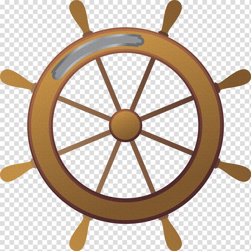 Ship's wheel Helmsman Wood, dibujo tesoro pirata transparent background PNG clipart