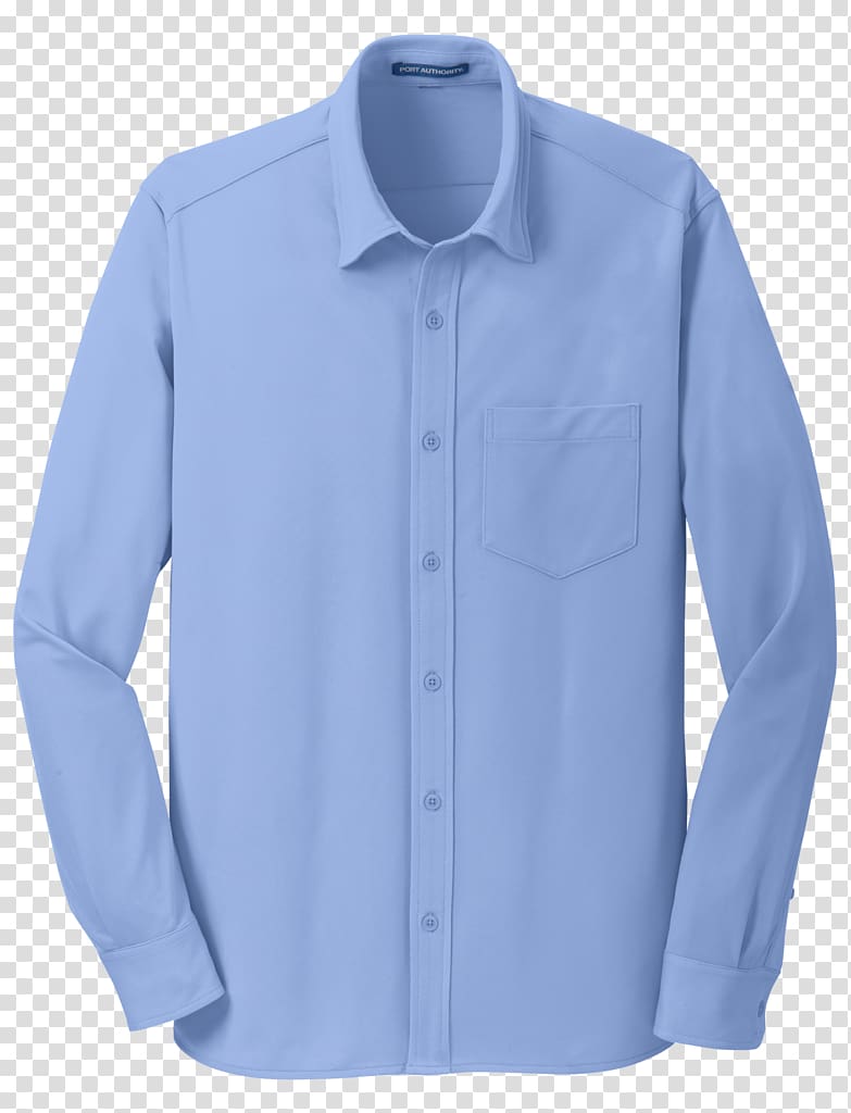 Long-sleeved T-shirt Dress shirt Blouse, mens flat material transparent background PNG clipart