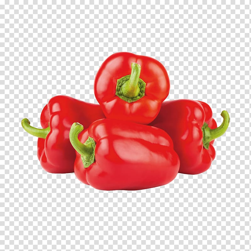 Da Lat Bell pepper Chili pepper Sugarcane juice Red, fruits and vegetables daquan transparent background PNG clipart