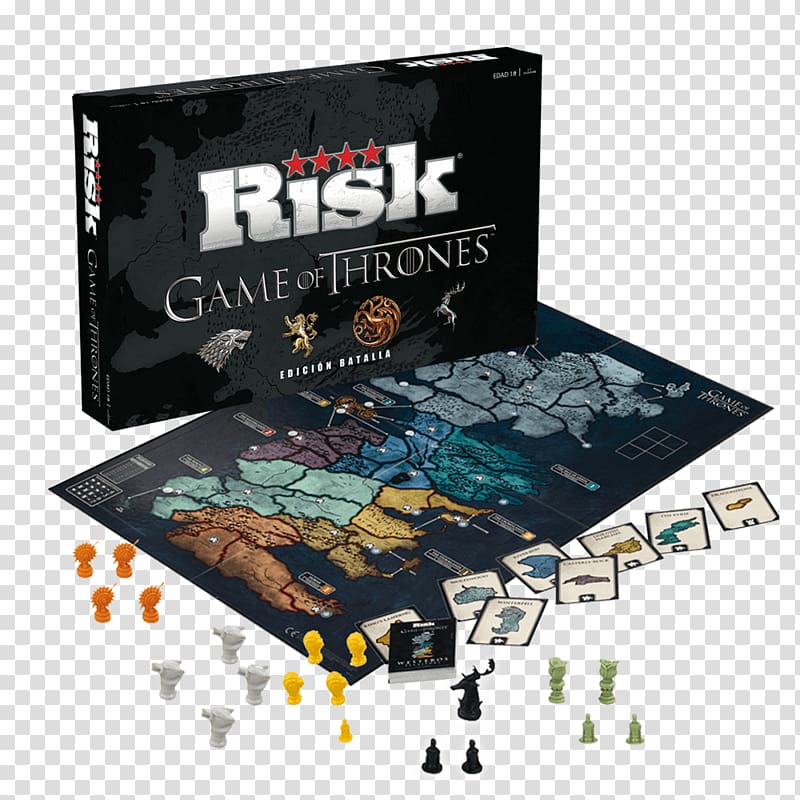 Winning Moves Risk: Game of Thrones Monopoly Board game, letras de juego de tronos transparent background PNG clipart