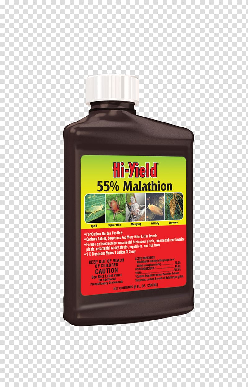 Insecticide Malathion Herbicide Sticker Label, ornamentals transparent background PNG clipart
