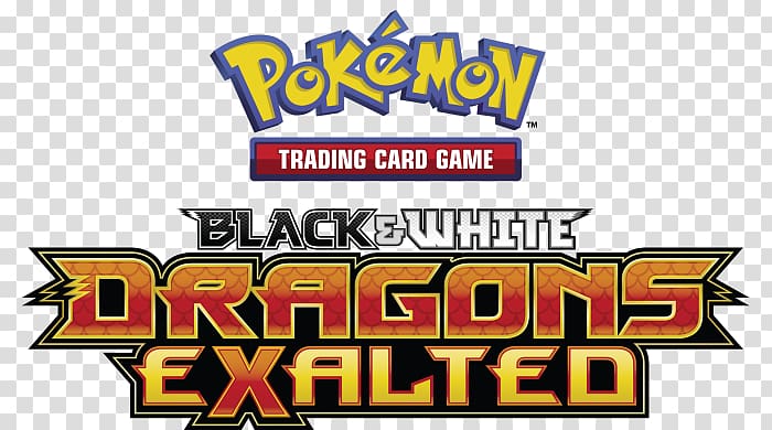 Pokemon Black White Pokemon Trading Card Game Logo Pokemon Tcg Online Dragon Dragon White Transparent Background Png Clipart Hiclipart