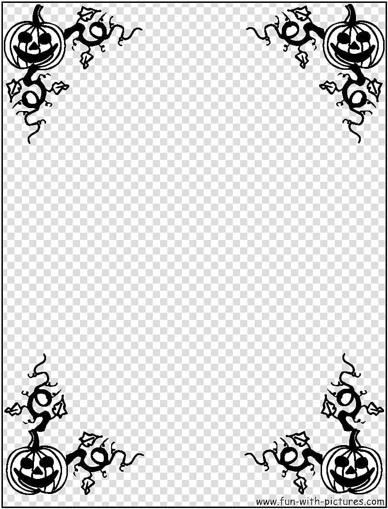 Halloween Holiday , Halloween Border transparent background PNG clipart