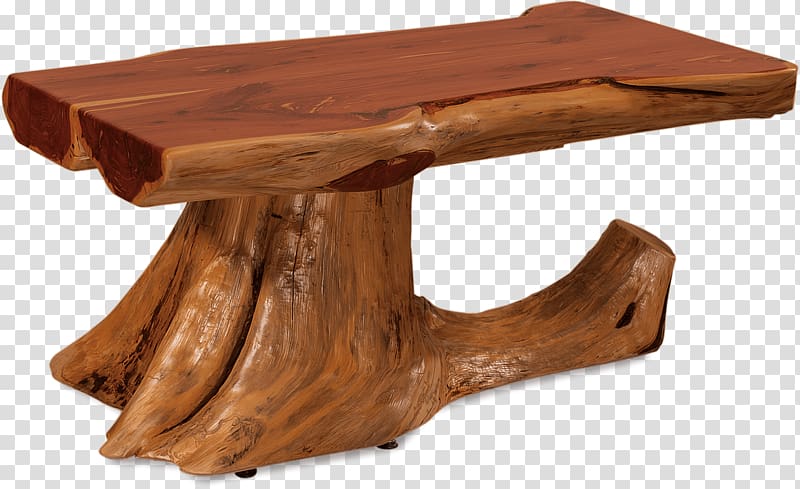 Bedside Tables Coffee Tables Living room Wood, log furniture transparent background PNG clipart