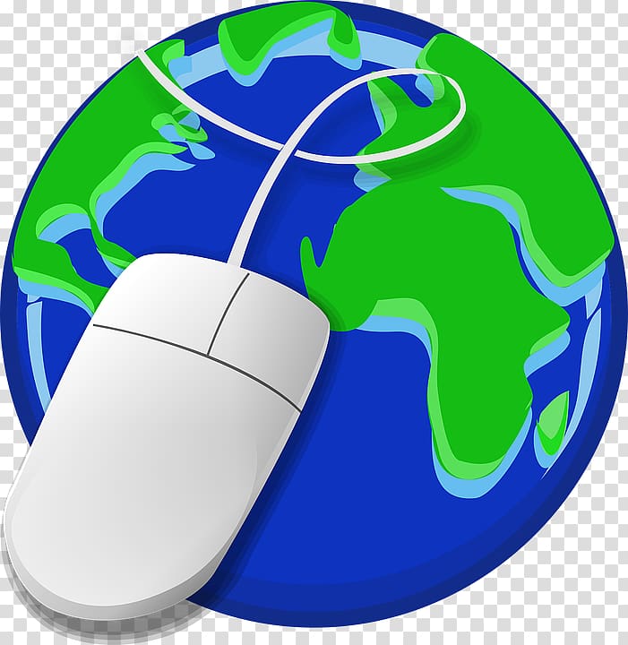Internet access Broadband Web design Email, Earth Mouse transparent background PNG clipart