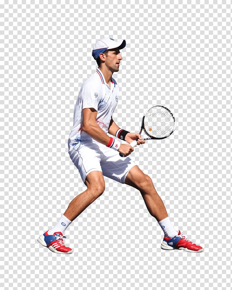 man playing tennis, Novak Djokovic With Hat transparent background PNG clipart