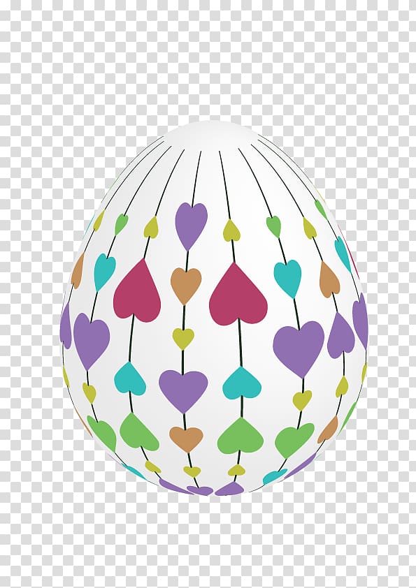 Easter egg, Hand-painted Easter eggs element transparent background PNG clipart