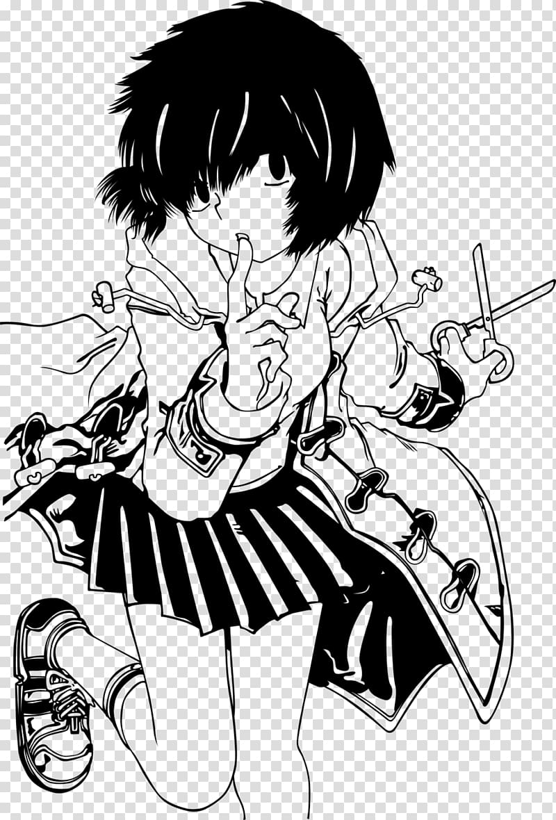 Anime Drawing Mangaka Mysterious Girlfriend X Line art, Anime transparent background PNG clipart
