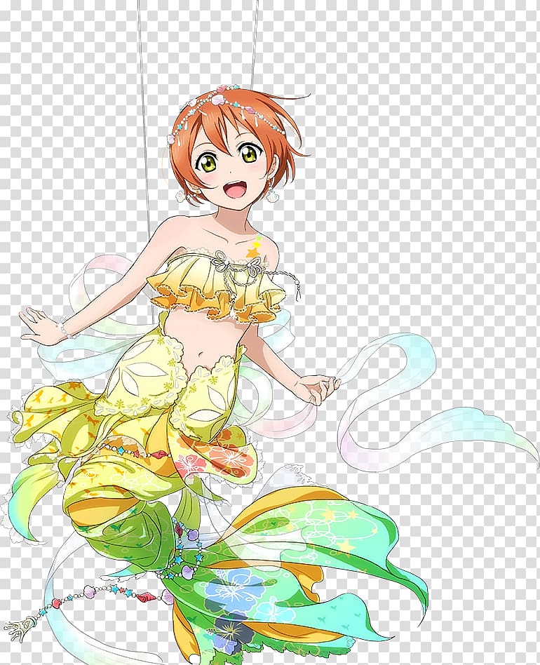 Rin Hoshizora Maki Nishikino Hanayo Koizumi Nozomi Tojo Love Live! School Idol Festival, Mermaid transparent background PNG clipart