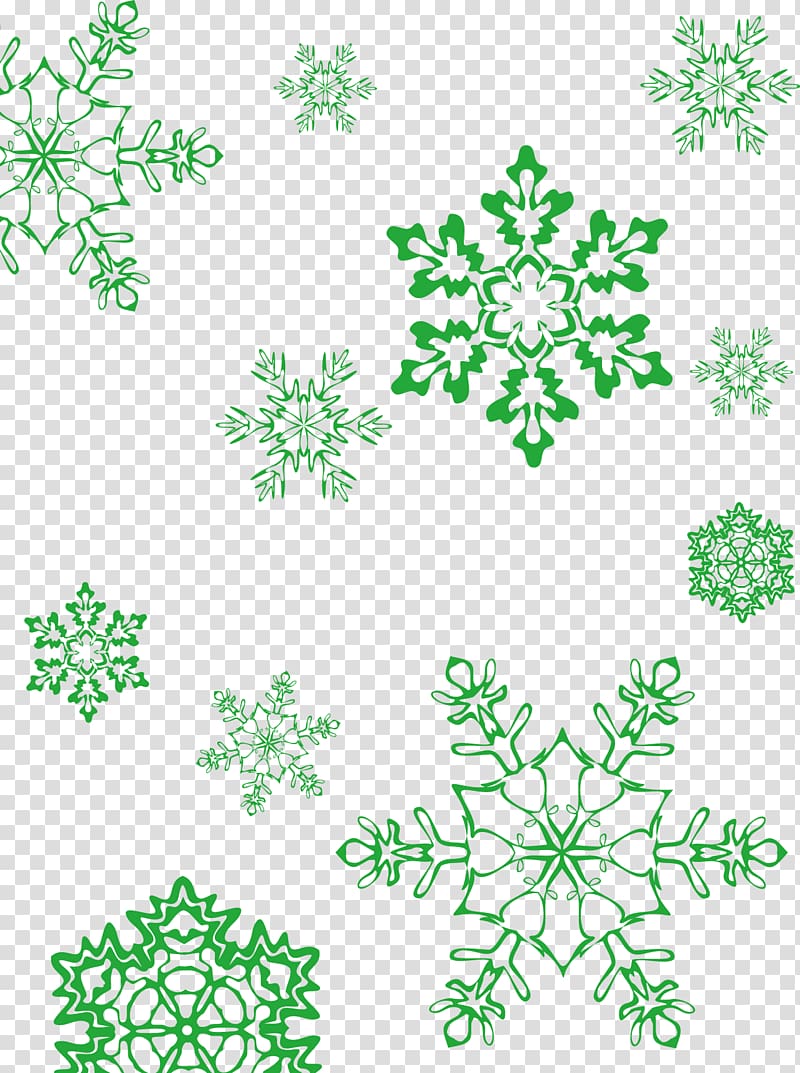 Snowflake Euclidean Pattern, Snowflakes transparent background PNG clipart