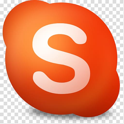 Skype logo, peach symbol orange, Actions skype contact dnd transparent background PNG clipart