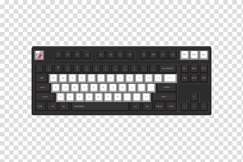 Computer keyboard Numeric Keypads Space bar Laptop Touchpad, Laptop transparent background PNG clipart
