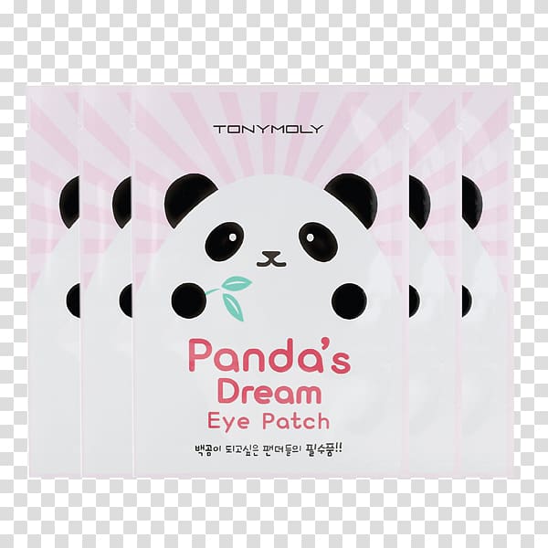 TonyMoly Panda\'s Dream Eye Patch Eyepatch TONYMOLY Panda\'s Dream So Cool Eye Stick TONYMOLY Panda\'s Dream Brightening Eye Base, Eye transparent background PNG clipart