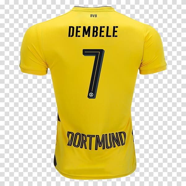 Borussia Dortmund Bundesliga Gabon national football team Jersey Kit, Ousmane DEMBELE transparent background PNG clipart