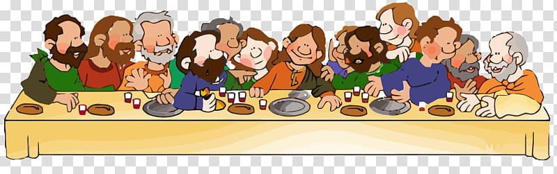 The Last Supper Eucharist , Passover transparent background PNG clipart